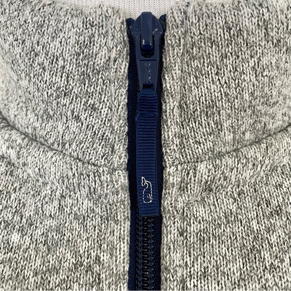 Vineyard Vines Women’s Fleece Quarter Zip Gray Size Large - Picture 5 of 16